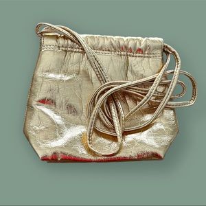 Zara gold small crossbody bag.